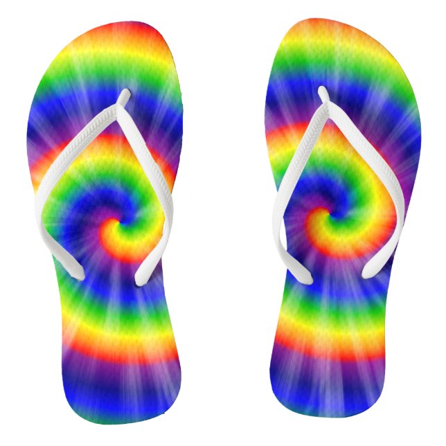 Flip Flops in Krawatte-Sternexplosion (Fußbett)