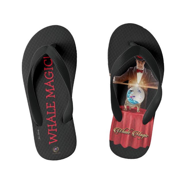 Flip Flops Kinder WALE MAGIC! (Fußbett)