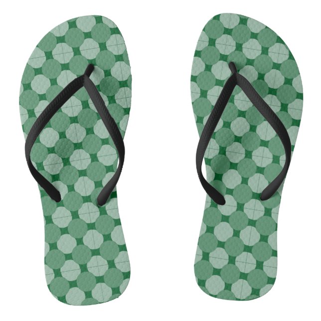 Flip Flops - Kreise auf Tiles (Fußbett)