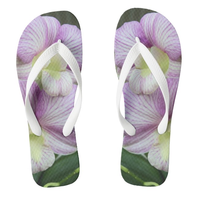 Flip Flops mit extravaganter Blume (Fußbett)