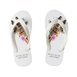 Flip Flops mit spielerischer Giraffe Ausblenden - 