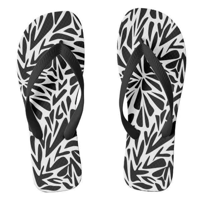 Flip Flops-Paar Abstrakte, moderne, nahtlose Monoc Flops (Fußbett)