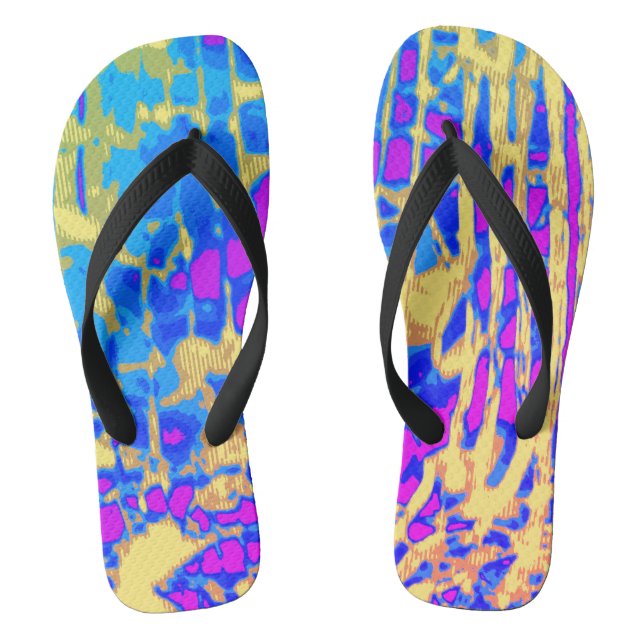 Flip Flops-Paar "Schmetterfarben" Flip Flops (Fußbett)