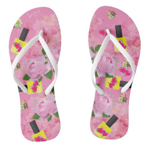 Flip Flops Pedi Style Sommer Polnisch Pink