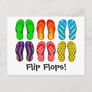 Flip Flops Postkarte