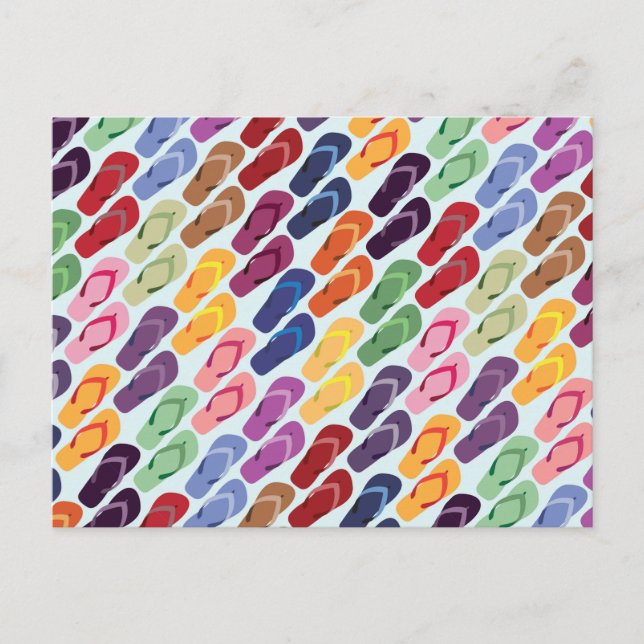 Flip-Flops Postkarte (Vorderseite)