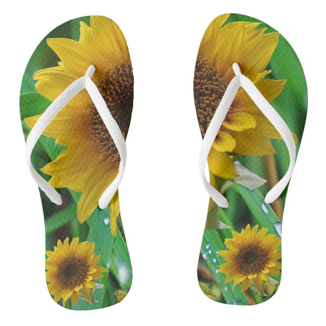 Flip Flops Sonnenblume (Fußbett)