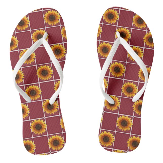 Flip Flops Sonnenblume (Fußbett)