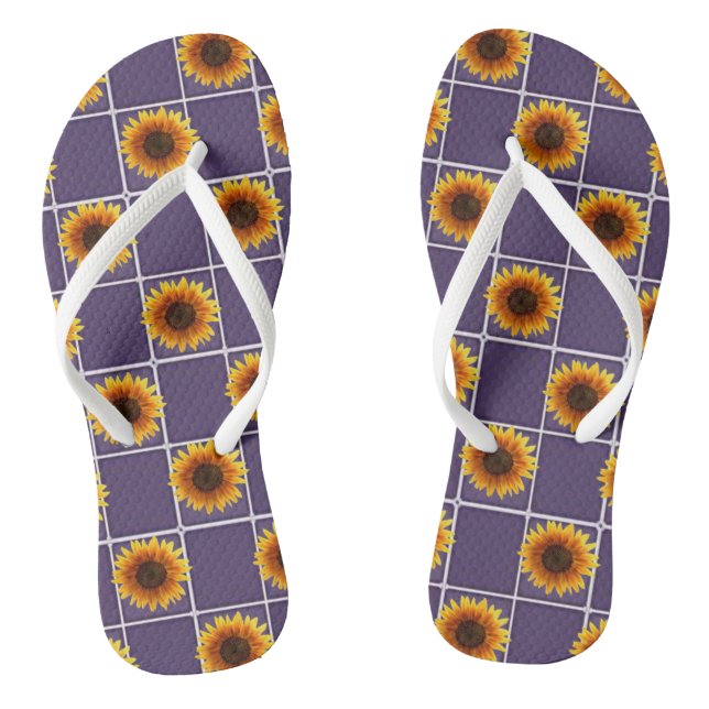 Flip Flops Sonnenblume (Fußbett)