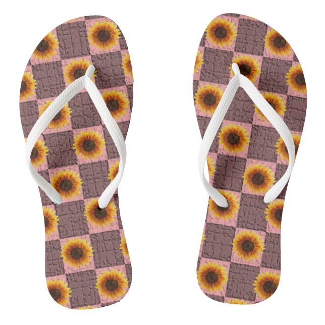 Flip Flops Sonnenblume (Fußbett)