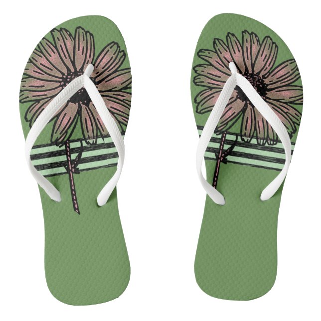 Flip Flops Sonnenblume (Fußbett)