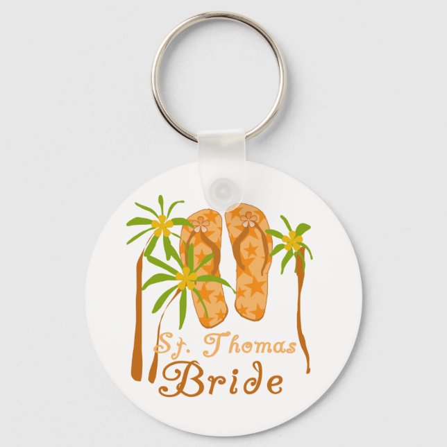 Flip Flops St. Thomas Bride Schlüsselanhänger (Vorderseite)