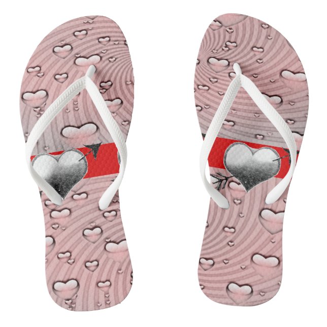 Flip Flops Valentinstag (Fußbett)