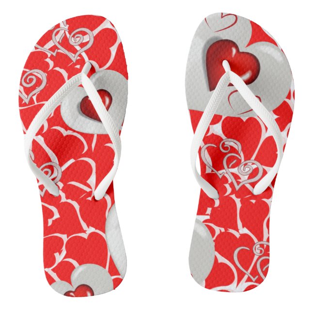 Flip Flops Valentinstag (Fußbett)