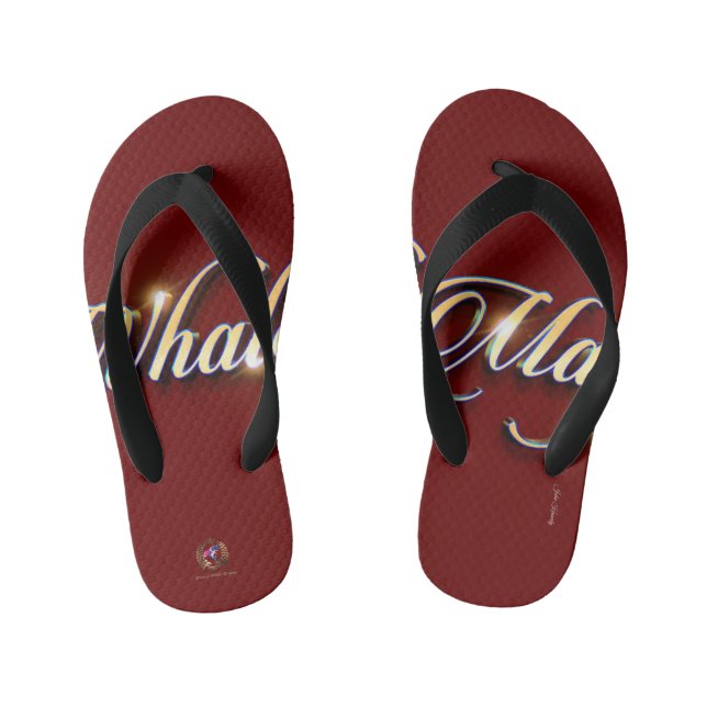 Flip Flops Whale Magic Burgundy (Fußbett)