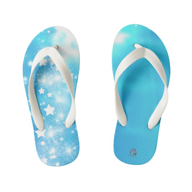 Flip Flops Whale Magic Light Blue (Fußbett)