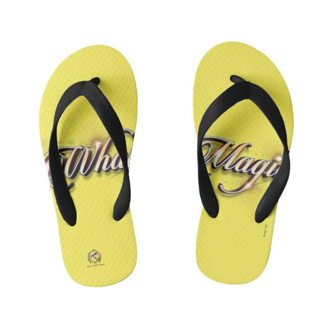 Flip Flops Whale Magic Yellow (Fußbett)