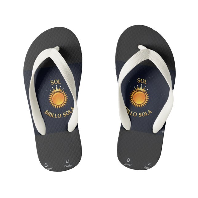 Flip Flops with Sol Brillo Sola Logo | Inspiration (Fußbett)