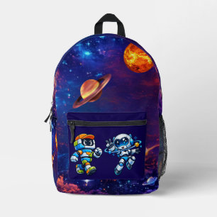 FLIP & NOVA Galaxie-Abenteuer-Rucksack Bedruckter Rucksack