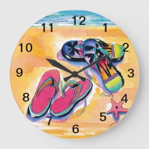Flipflop-Wanduhr Große Wanduhr