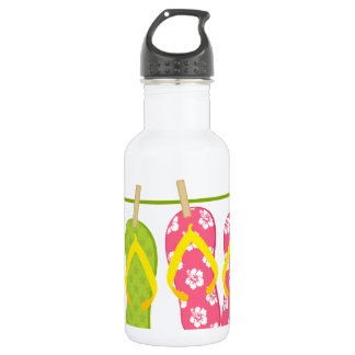 Flipflop-Wäscheleine Trinkflasche