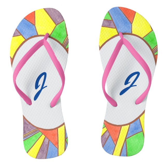 FlipFlops aus Hartglas (Fußbett)