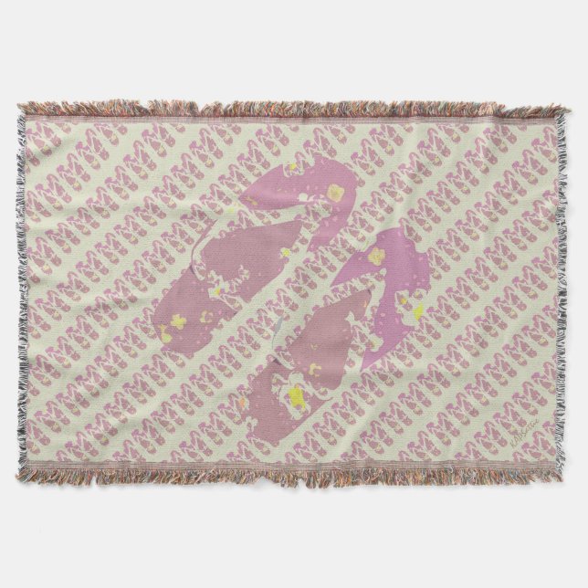 Flipflops (pink) decke (Vorderseite)