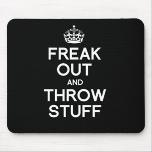 FLIPPEN SIE HERAUS AUS UND WERFEN SIE MATERIAL MOUSEPAD