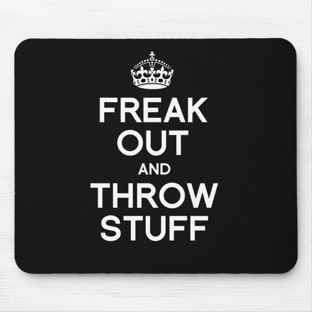 FLIPPEN SIE HERAUS AUS UND WERFEN SIE MATERIAL MOUSEPAD (Vorne)