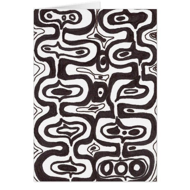 Flippige Kunst-Karte (Vorne)