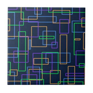 Flippige Quadrate Fliese