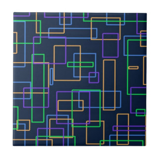 Flippige Quadrate Fliese