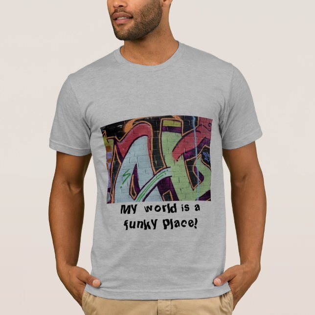flippige Welt T-Shirt (Vorderseite)