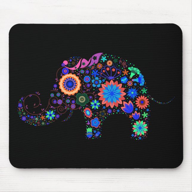 Flippiger Elefant Mousepad (Vorne)