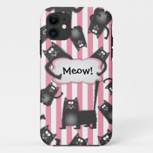 Flippiger flockiger Fall der Miezekatze-Katze Case-Mate iPhone Hülle