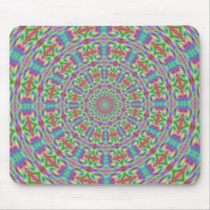 Flippiger psychedelischer Hippie Mousepad