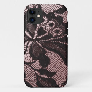 Flippiger rosa u. schwarzer Spitze IPhone 5 Kasten title_seo2
