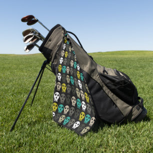flippiger Schädel Golfhandtuch