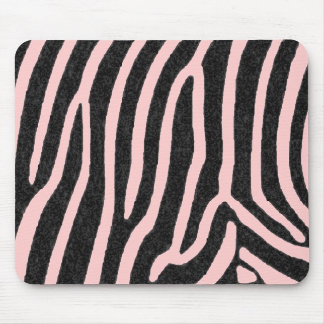 Flippiger u. moderner Zebra Stripes Mousepad (Vorne)