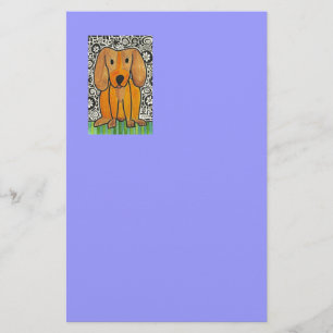 Flippiger Welpe Briefpapier