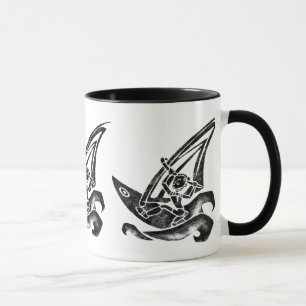 Flippiger Windsurfer Tasse