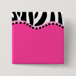 Flippiger Zebra-Knopf Button