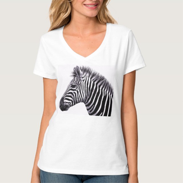 Flippiger Zebra T-Shirt (Vorderseite)
