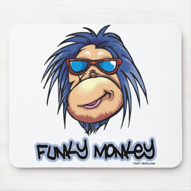 Flippiges Affe mousepad (Vorne)