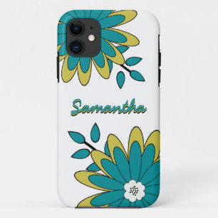Flippiges Boho schickes helles Blumen mit iPhone 11 Hülle