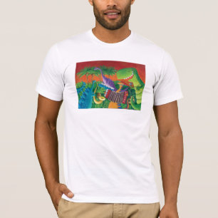 Flippiges Dinosaurier-Band T-Shirt