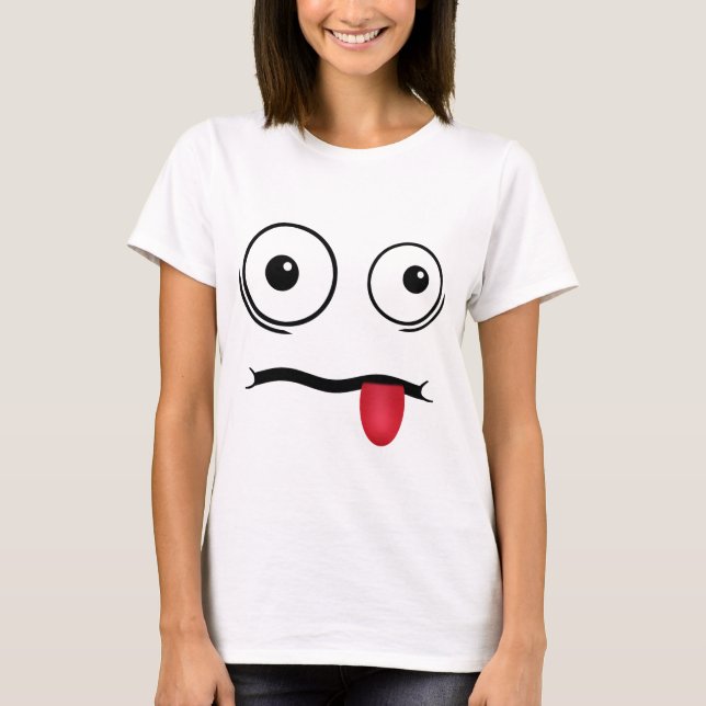 Flippiges Gesicht T-Shirt (Vorderseite)