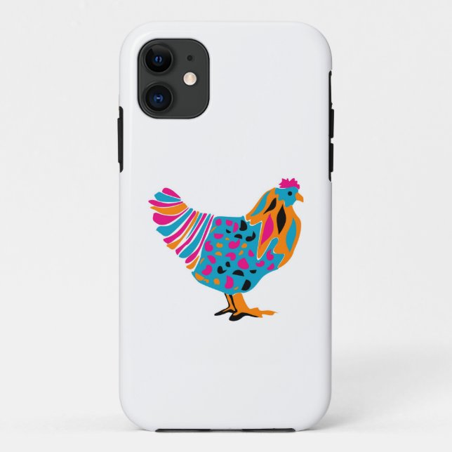 Flippiges helles Huhn Case-Mate iPhone Hülle (Rückseite)