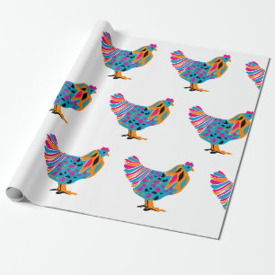 Flippiges Huhn-Packpapier Geschenkpapier