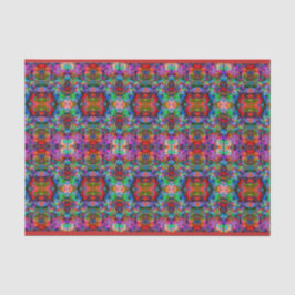 Flippiges Kaleidoskop-Muster Seidenpapier